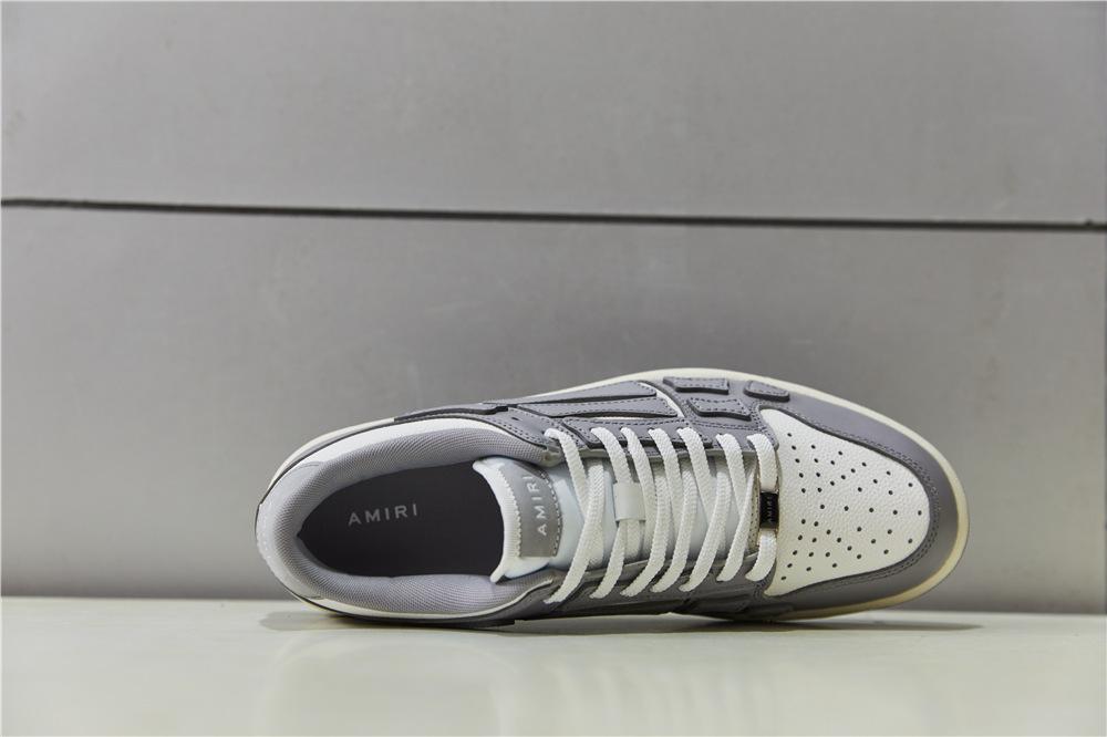 Pk God Amiri Men''s Skel LOW Sneakers GREY retail materials ready to ship